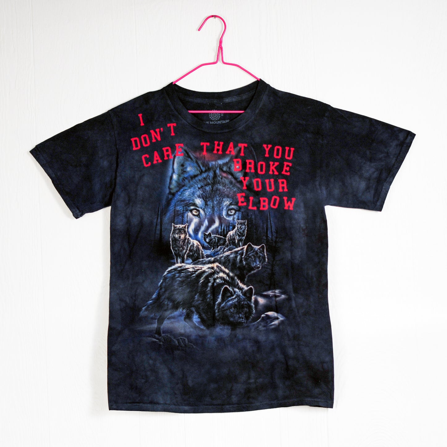 I Don't Care If You Broke Your Elbow Intrusive Thought Tee (Medium)