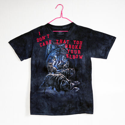 I Don't Care If You Broke Your Elbow Intrusive Thought Tee (Medium)