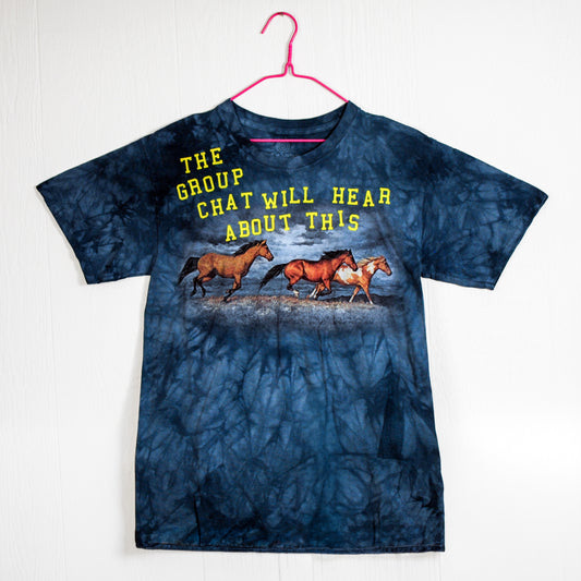 The Group Chat Will Hear About This Intrusive Thought Tee (Medium)