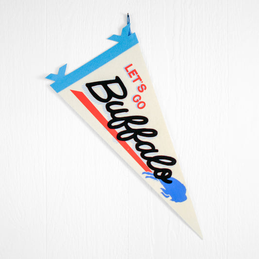 Let’s Go Buffalo Pennant Banner