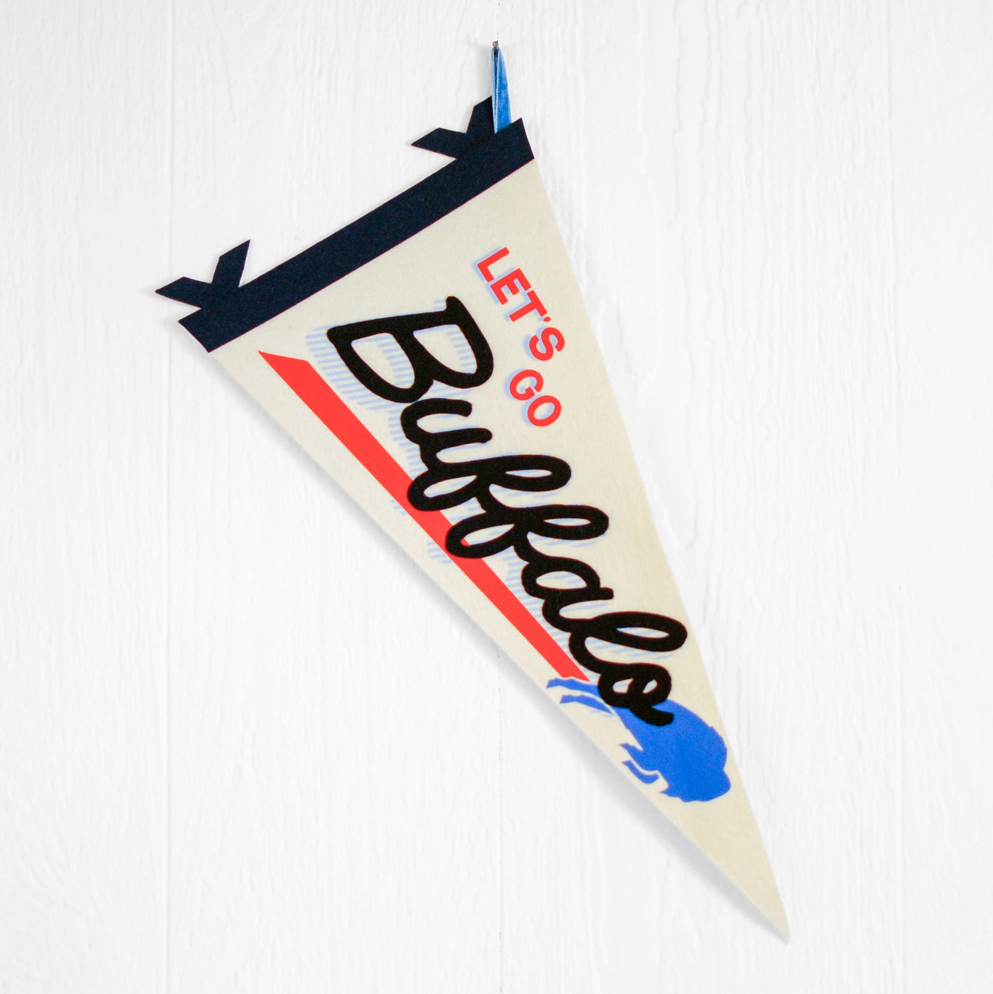 Let’s Go Buffalo Pennant Banner