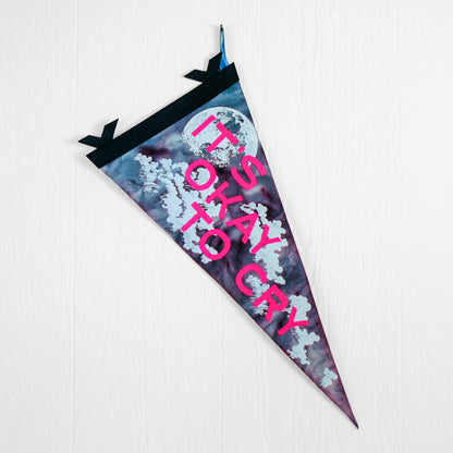 It's Okay to Cry Pennant Banner