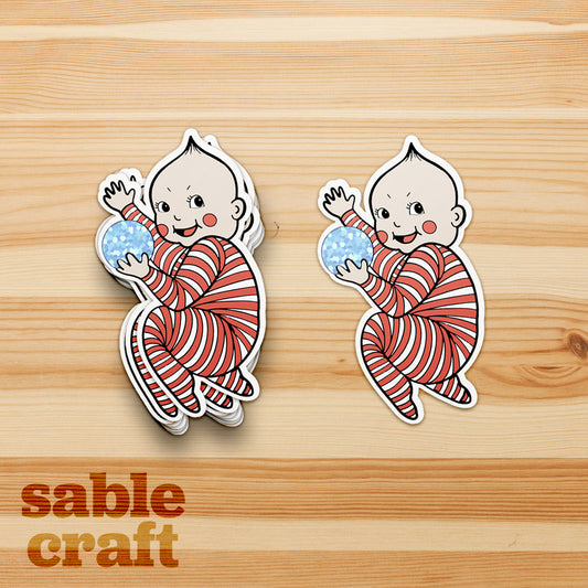 Toby Labyrinth Kewpie Vinyl Sticker